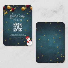 Frohe Weihnachtsfeier QR Code UAWG Begleitkarte