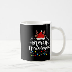 Frohe Weihnachtsfeier Reindeer Funny Xmas Gi Kaffeetasse