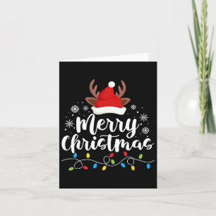 Frohe Weihnachtsfeier Reindeer Funny Xmas Gi Karte