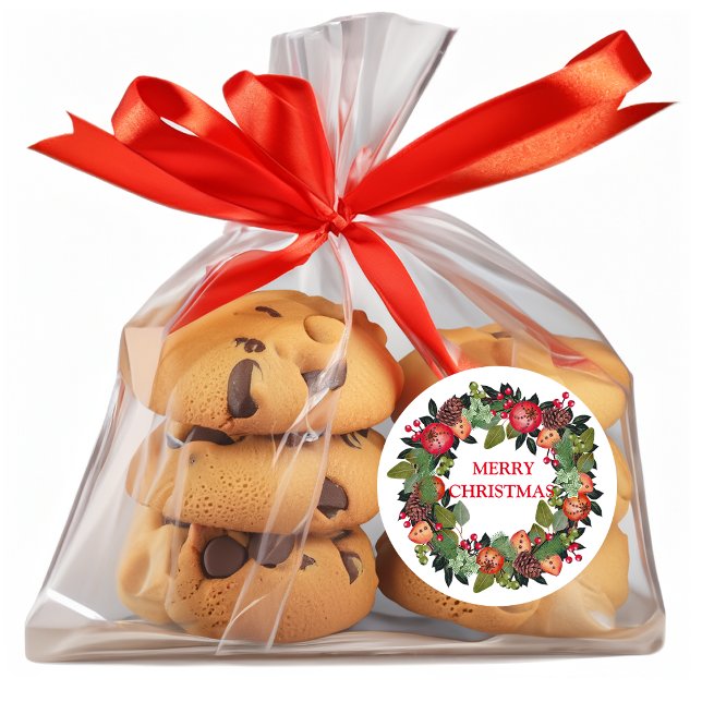Frohe Weihnachtsfeier Runder Aufkleber (Von Creator hochgeladen)