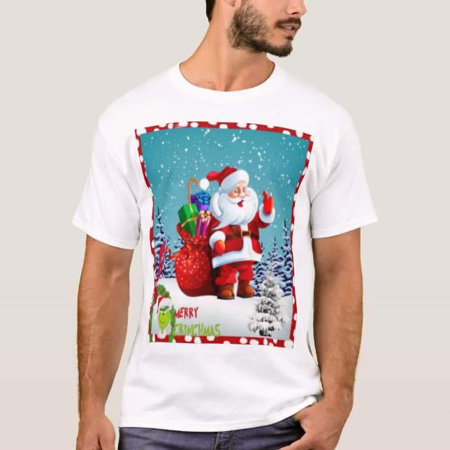 Frohe Weihnachtsfeier T-Shirt (Vorderseite)