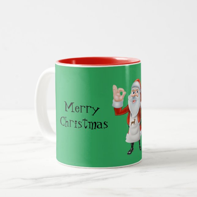 Frohe Weihnachtsfeier - Tasse (Vorderseite Links)