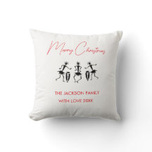 Frohe Weihnachtsfeier Throw Cushion