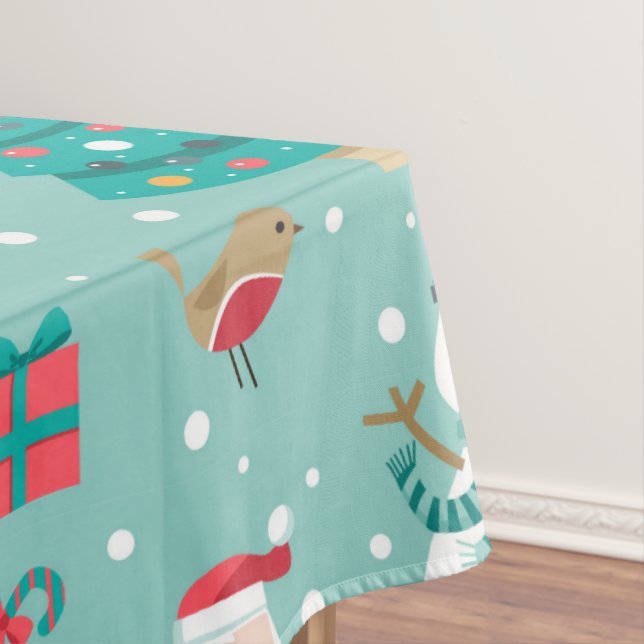 Frohe Weihnachtsfeier Tischdecke (Beispiel)