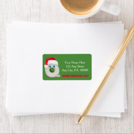 Frohe Weihnachtsfeier Toilettenpapier 2021 Adressaufkleber
