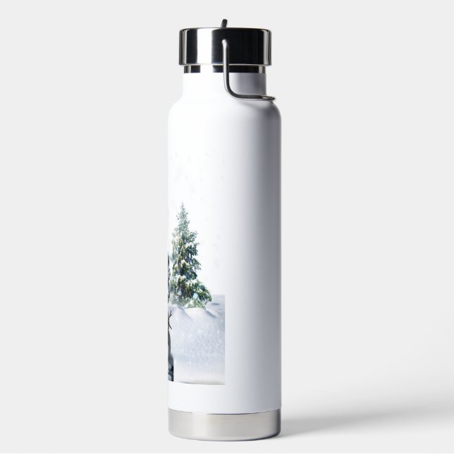 Frohe Weihnachtsfeier Trinkflasche (Links)