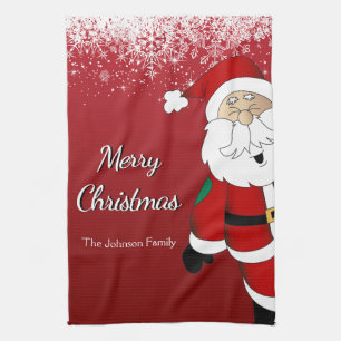 Frohe Weihnachtsfeierlichkeiten Geschirrtuch