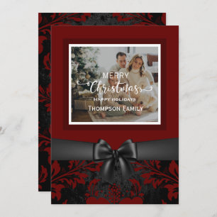 Frohe Weihnachtsfeiertage angepasstes Skript Einladung