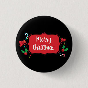 Frohe Weihnachtsfeiertage Button