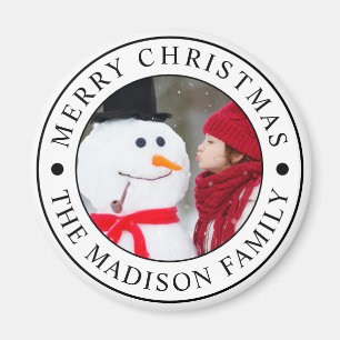 Frohe Weihnachtsfeiertage Foto Magnet