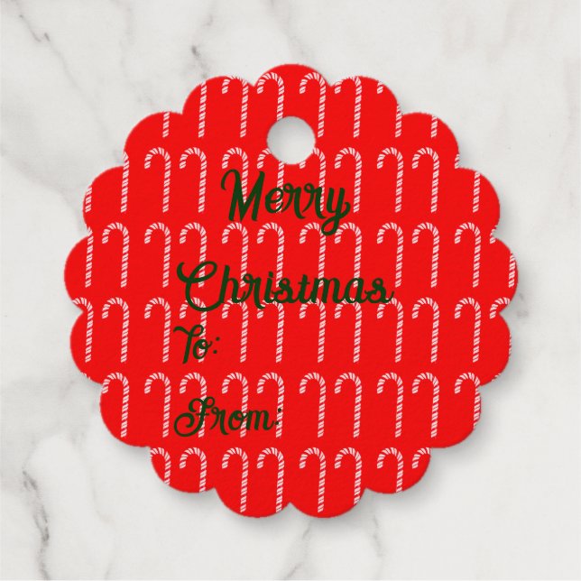 Frohe Weihnachtsfeiertage Geschenkanhänger (Rückseite)