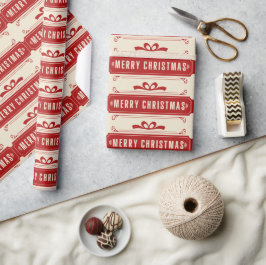 Frohe Weihnachtsfeiertage Geschenkpapier