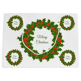 Frohe Weihnachtsfeiertage Große Geschenktüte