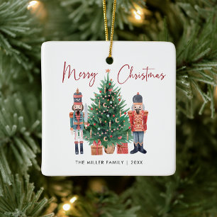 Frohe Weihnachtsfeiertage Keramikornament