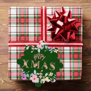 Frohe Weihnachtsfeiertage Ornament Karte