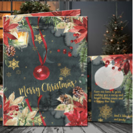 Frohe Weihnachtsfeiertage Splendor Feiertagskarte