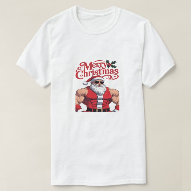 Frohe Weihnachtsfeiertage T - Shirt 2026 (Design vorne)