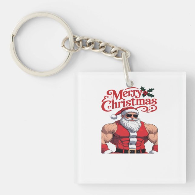 Frohe Weihnachtsfeiertage T - Shirt 2026 Schlüsselanhänger (Vorderseite)