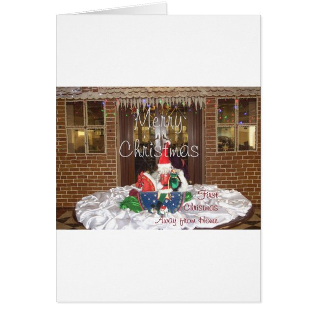 Frohe Weihnachtsfeiertage weg von Zuhause Inspirie (Vorne)