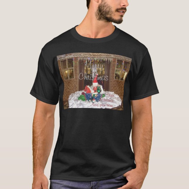 Frohe Weihnachtsfeiertage weg von Zuhause Inspirie T-Shirt (Vorderseite)