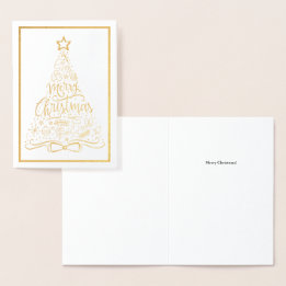 Frohe Weihnachtsfeiertage Weihnachten Tree Deine W Folienkarte