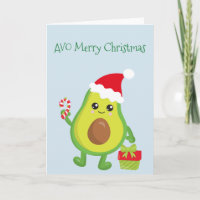 Frohe Weihnachtsferien Avocado