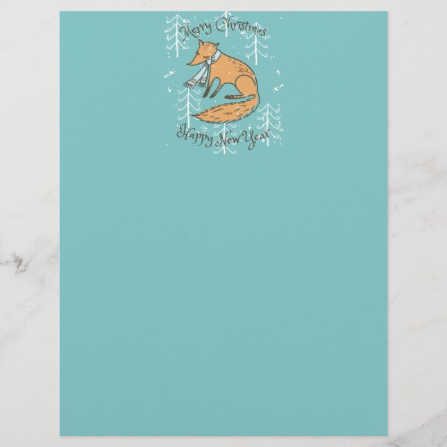 Frohe Weihnachtsferien Fox Cosy (Vorderseite)