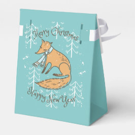 Frohe Weihnachtsferien Fox Cosy Geschenkschachtel