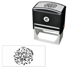 Frohe Weihnachtsferien Permastempel