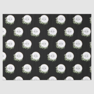 Frohe Weihnachtsfirma Logo Gold Custom Seidenpapier