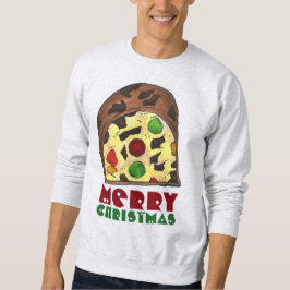 Frohe Weihnachtsfruchtkuchen Ugly Xmas Sweater Sweatshirt