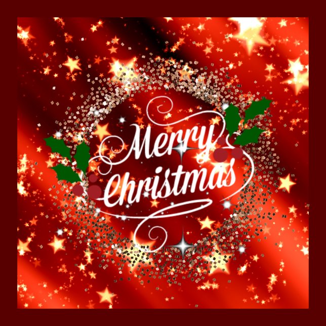 Frohe Weihnachtsfunkel und Glitzer Button (Von Creator hochgeladen)