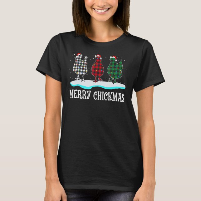 Frohe Weihnachtsgebäck Weihnachtsmannmütze Lights  T-Shirt (Vorderseite)