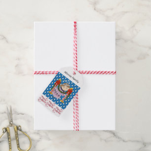 Frohe Weihnachtsgeschenk Tags Engel Geschenkanhänger