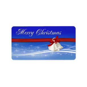 Frohe Weihnachtsgeschenke Adressaufkleber