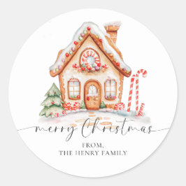 Frohe Weihnachtsgeschenke Aufkleber