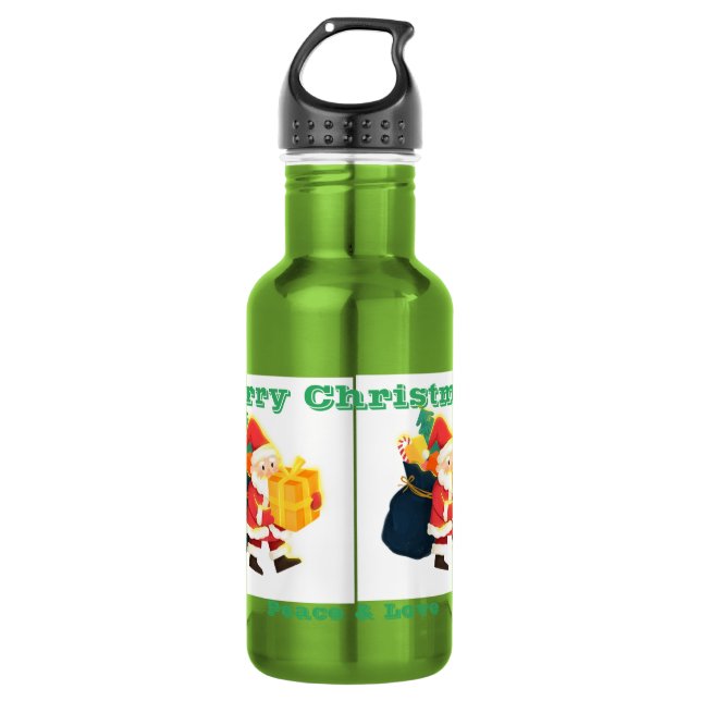 Frohe Weihnachtsgeschenke Deine Liebe 18 oz Größe Edelstahlflasche (Vorderseite)