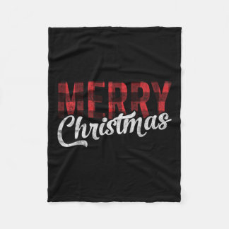 Frohe Weihnachtsgeschenke Familie Xmas Red Buffalo Fleecedecke