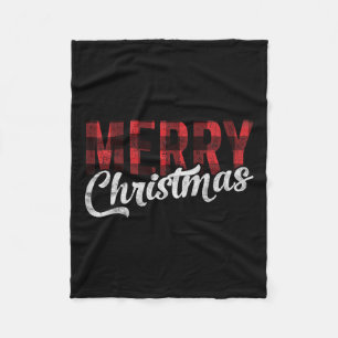 Frohe Weihnachtsgeschenke Familie Xmas Red Buffalo Fleecedecke