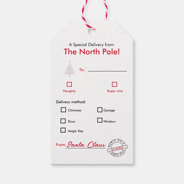 Frohe Weihnachtsgeschenke für Kinder Geschenkanhänger (Von Creator hochgeladen)