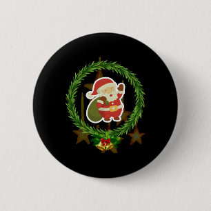 Frohe Weihnachtsgeschenke für Weihnachtsfamilie Button