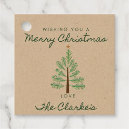 Frohe Weihnachtsgeschenke Geschenkanhänger