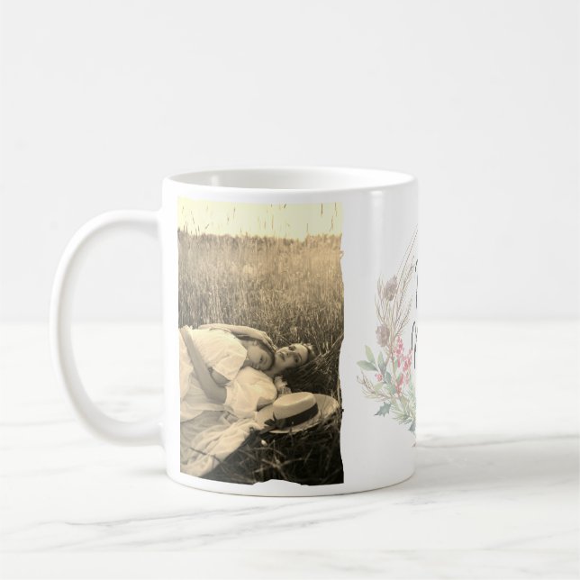 Frohe Weihnachtsgeschenke I Liebe Sie Mama Custom  Kaffeetasse (Links)