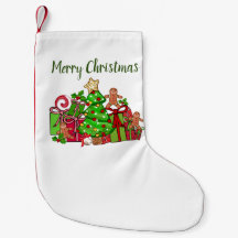 Frohe Weihnachtsgeschenke rund um den Baum