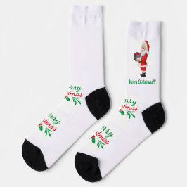 Frohe Weihnachtsgeschenke Santa Nachhaltig Premium Socken