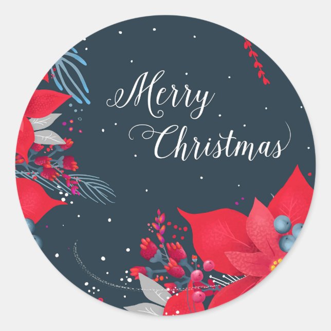 Frohe Weihnachtsgeschenke Stickers (Vorderseite)