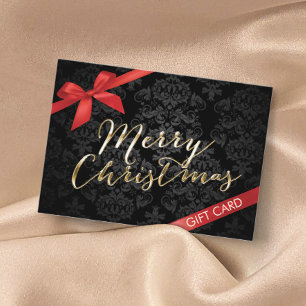 Frohe Weihnachtsgeschenkgutscheine Rabattkarte