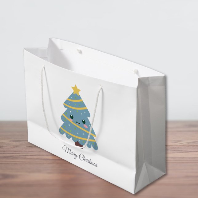 Frohe Weihnachtsgeschenktasche Große Geschenktüte (Merry Christmas Gift Bag)