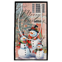 Frohe Weihnachtsgeschenktasche Kleine Geschenktüte