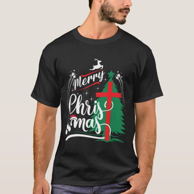 Frohe Weihnachtsgestaltung Frohe Weihnachten T-Shi T-Shirt (Vorderseite)